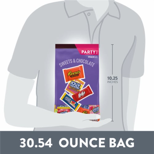 JOLLY RANCHER KIT KAT® and REESE'S Assorted Flavored Snack Size Candy Party Pack Perspective: bottom
