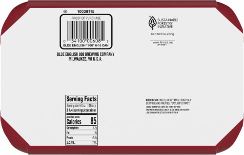 Olde English 800® Malt Liquor Perspective: bottom