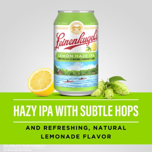 Leinenkugel's Lemon Haze IPA Hoppy Beer Craft IPA Perspective: bottom