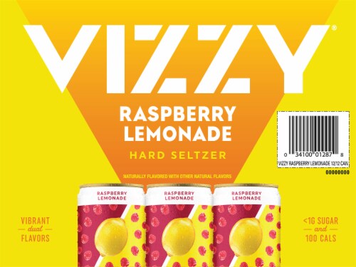 Vizzy Raspberry Lemonade Hard Seltzer Perspective: bottom