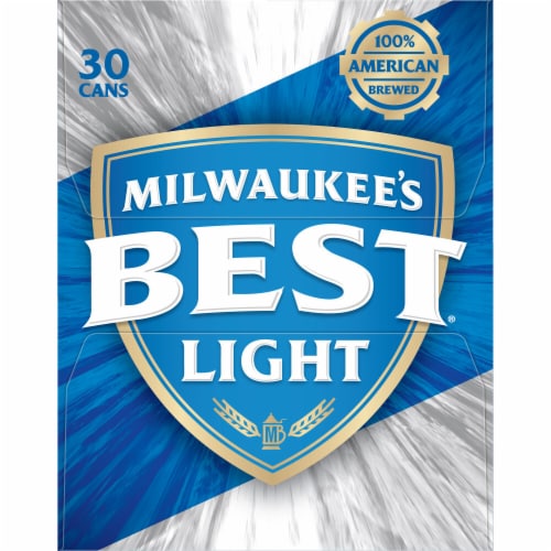 Milwaukee's Best Light American Lager Beer Perspective: bottom