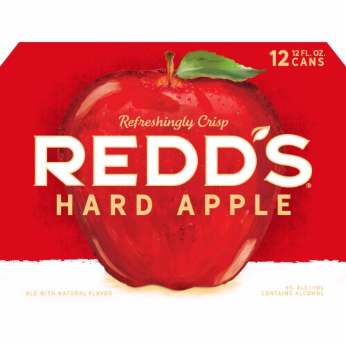 Redd's Hard Apple Ale Beer Perspective: bottom