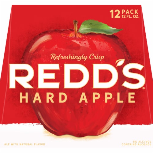 Redd's Hard Apple Ale Beer Perspective: bottom