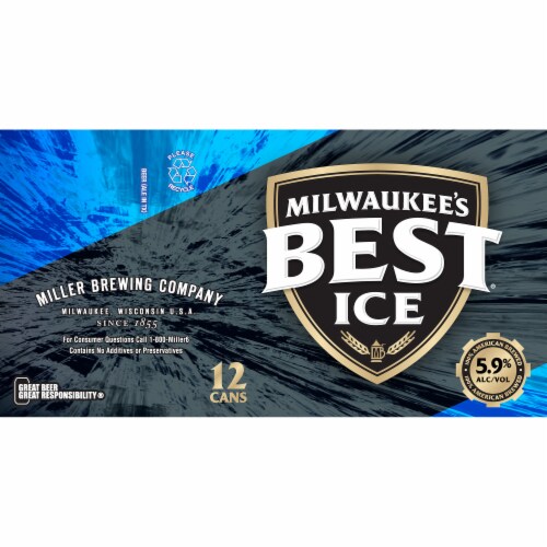 Milwaukee's Best® Ice American Lager Beer Perspective: bottom