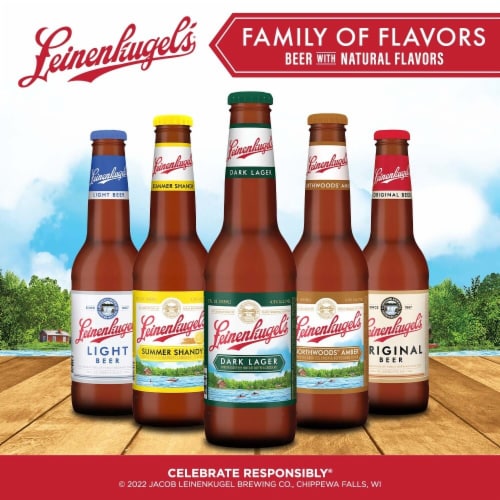 Leinenkugel's Dark Lager Dark Lager Beer Bottles Perspective: bottom