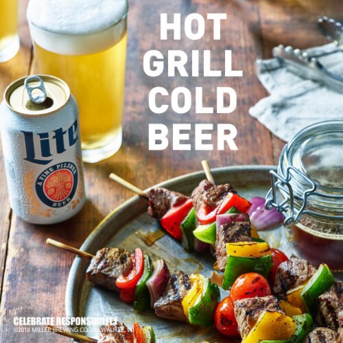 Miller Lite American Pilsner Light Lager Beer Perspective: bottom