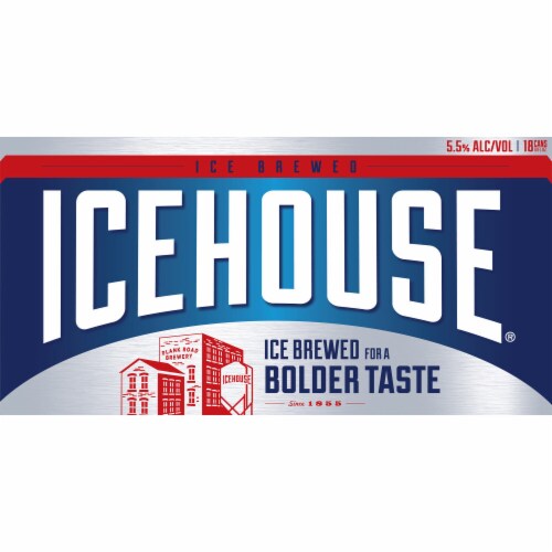 Icehouse American Lager Beer Perspective: bottom