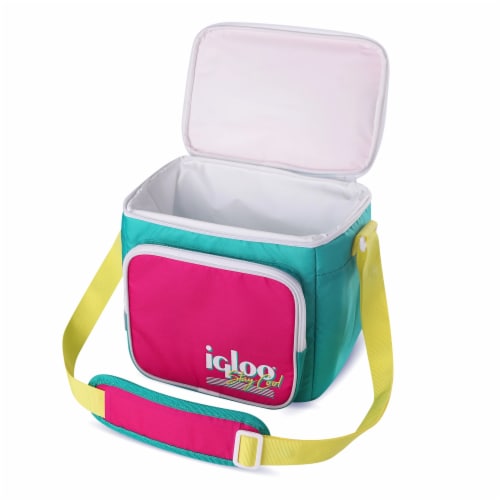 Igloo 90s Retro Collection Square Neon Lunch Box Soft Side Cooler Bag ...