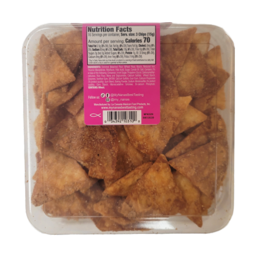 My Nana's® Best Tasting Bakery Fresh Bunuelos Chips Perspective: bottom