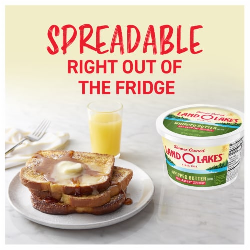 Land O Lakes® Salted Whipped Butter Tub Perspective: bottom