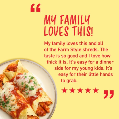 Land O Lakes® Mexican Blend Cheese Farmstyle Shreds Perspective: bottom