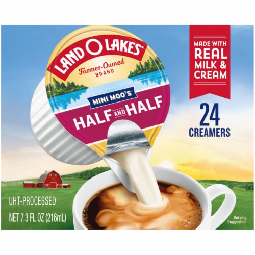 Land O Lakes Mini Moo's Half And Half Creamer Singles Cup Perspective: bottom