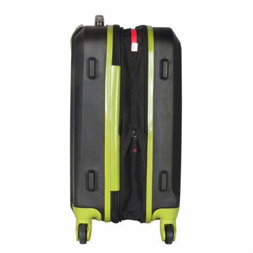 Olympia 21-Inch Expandable Carry On Spinner Suitcase Perspective: bottom
