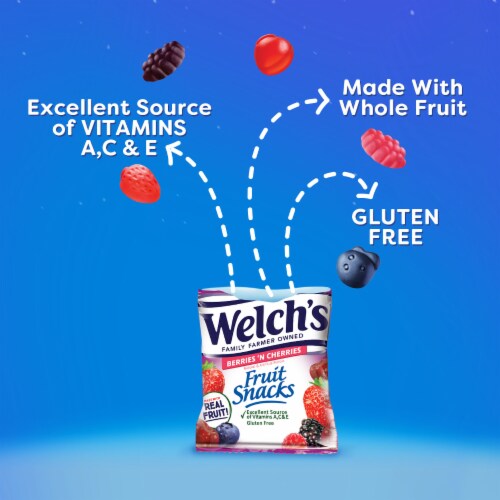 Welch's® Berries 'n Cherries Fruit Snacks Perspective: bottom