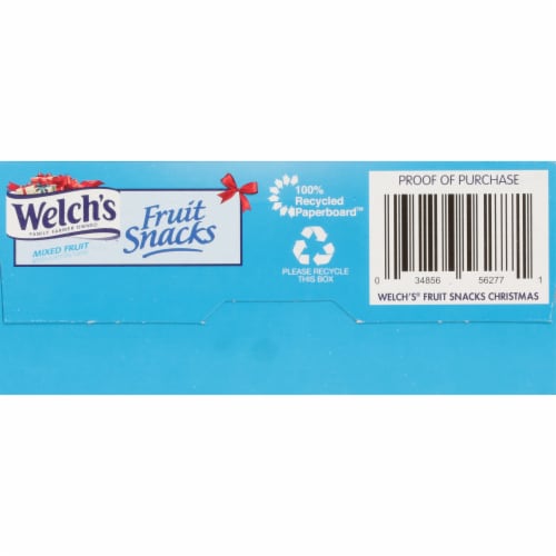 Welch's Mixed Fruit Christmas Fruit Snacks Perspective: bottom