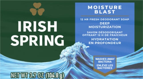 Irish Spring® Moisture Blast Deodorant Soap Perspective: bottom