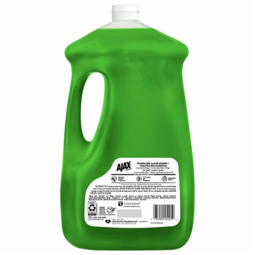 Ajax Ultra Liquid Dish Soap Vinegar and Lime Scent Sparkling Clean Dishes Perspective: bottom