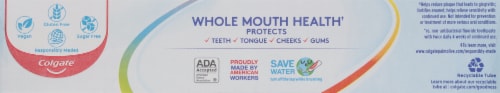 Colgate® Mint Stripe Total Fresh Gel Toothpaste Perspective: bottom