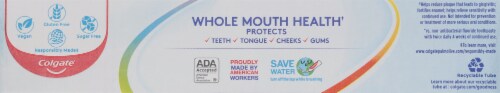 Colgate® Mint Stripe Total Fresh Gel Toothpaste Perspective: bottom