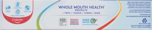 Colgate® Total SF Whitening Gel Toothpaste Perspective: bottom