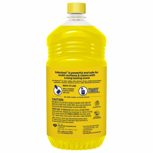 Fabuloso Multi-Purpose Cleaner 2x Concentrated Refreshing Lemon Perspective: bottom