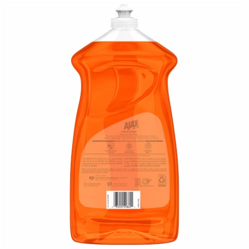 Ajax Ultra Triple Action Orange Scent Liquid Dish Soap Perspective: bottom