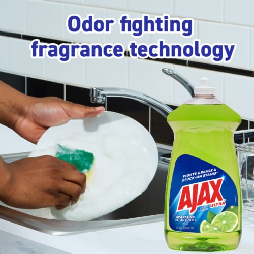 Ajax Ultra Vinegar + Lime Liquid Dish Soap Perspective: bottom