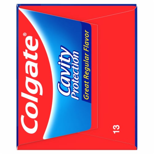Colgate Cavity Protection Toothpaste with Fluoride in Regular Flavor Perspective: bottom