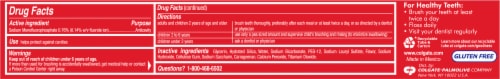 Colgate® Brisk Mint Flavored Baking Soda Peroxide Whitening Toothpaste Perspective: bottom