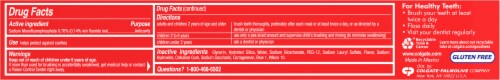 Colgate® Sparkling White® Whitening Mint Zing Toothpaste Perspective: bottom