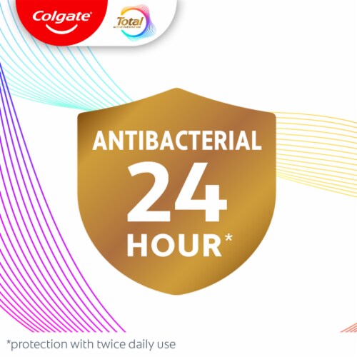 Colgate Total Advanced Pro-Shield Mouthwash Peppermint Blast Perspective: bottom