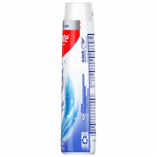 Colgate 2 in 1 Toothpaste and Whitening Mouthwash with Mint Flavor Perspective: bottom
