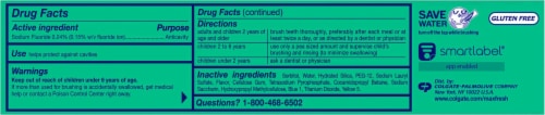 Colgate MaxFresh Clean Mint Whitening Toothpaste with Breath Strips Perspective: bottom