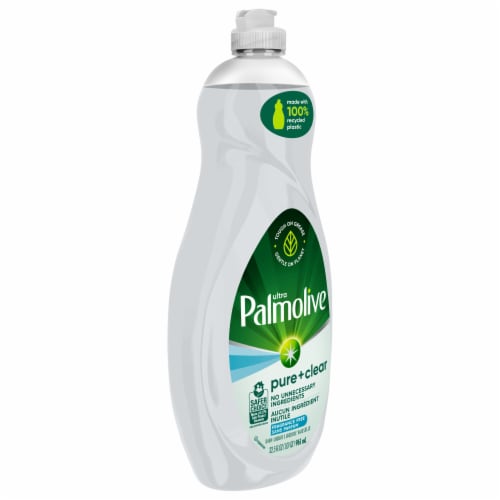 Palmolive Ultra Dishwashing Liquid Dish Soap Pure + Clear Fragrance Free Perspective: bottom
