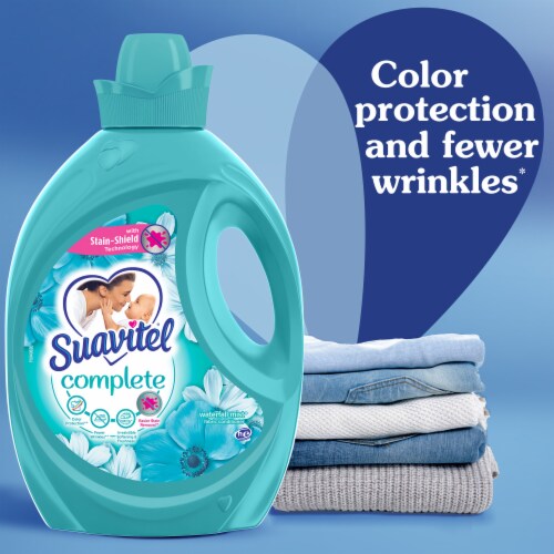 Suavitel Complete Liquid Fabric Softener Waterfall Mist Scent Perspective: bottom