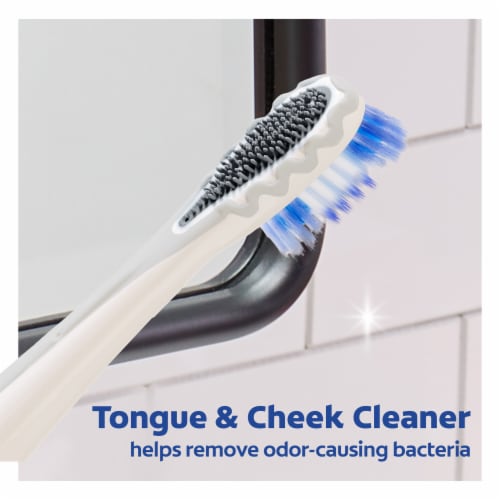 Colgate 360 Battery Powered Toothbrush Deep Clean in Soft Perspective: bottom