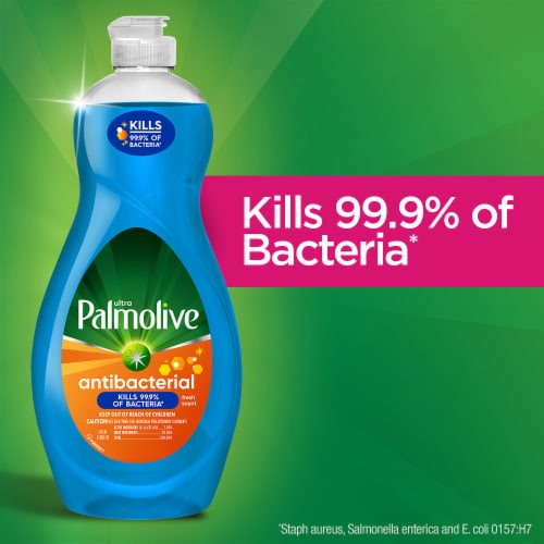 Palmolive Ultra Antibacterial Fresh Scent Dishwashing Liquid Dish Soap Perspective: bottom
