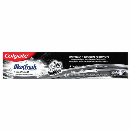 Colgate Max Fresh Charcoal Mint Toothpaste Perspective: bottom