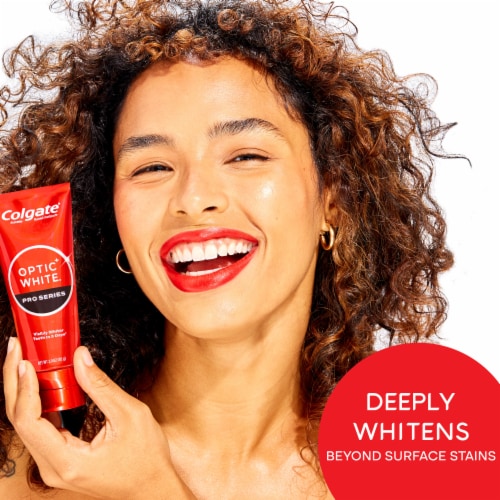 Colgate Optic White Pro Series Toothpaste with Hydrogen Peroxide Vividly Fresh Perspective: bottom