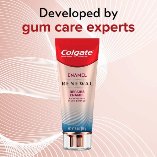 Colgate Renewal Whitening Enamel Toothpaste Mint Perspective: bottom