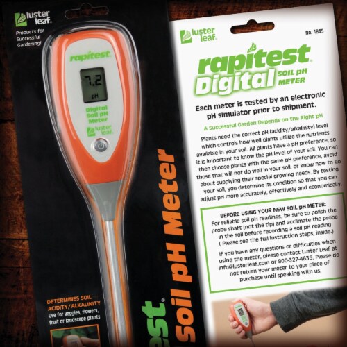 Luster Leaf® Rapitest® Digital Soil PH Meter Perspective: bottom
