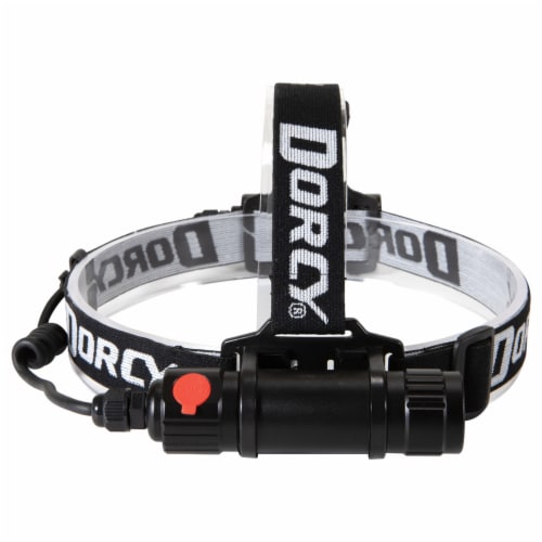 1,000-Lumen Pro Water-Resistant Aluminum LED Rechargeable Headlamp Perspective: bottom