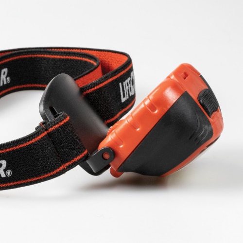 Life Gear® Storm Proof Headlamp - Red / Black Perspective: bottom