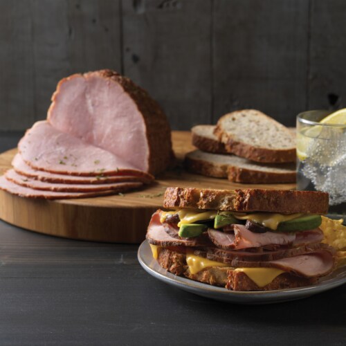 Kentucky Legend® Half Fully Cooked Boneless Brown Sugar Smoked Ham Perspective: bottom