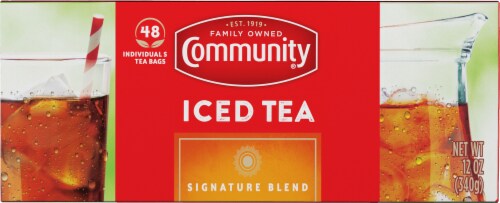 Community Coffee® Porch Breeze Signature Iced Tea Bags Perspective: bottom