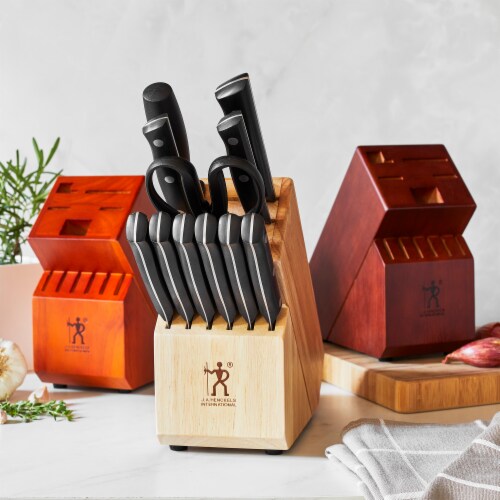 HENCKELS Dynamic 12-pc Knife Block Set - Acacia Perspective: bottom