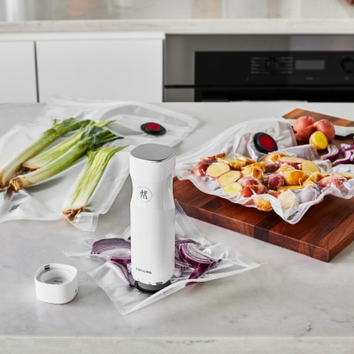 ZWILLING Fresh & Save 10-pc Vacuum Sealer Bags, Sous Vide Bags, Meal Prep - Small Perspective: bottom