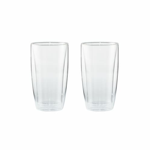 Henckels Cafe Roma 2-pc Double-Wall Glassware 11.8oz. Latte Glass Set Perspective: bottom