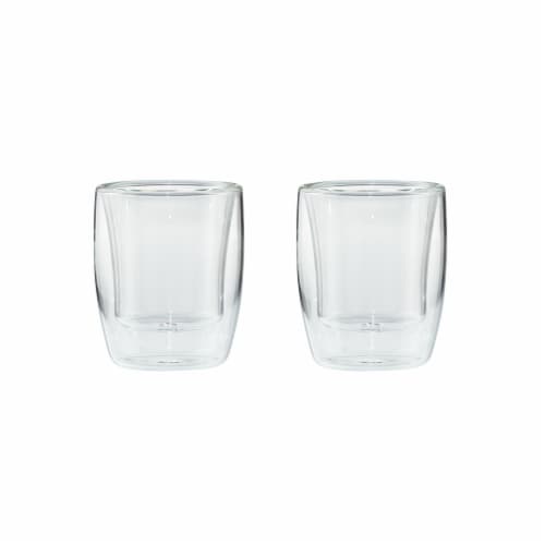 Henckels Cafe Roma 2-pc Double-Wall Glassware 3oz. Espresso Glass Set Perspective: bottom