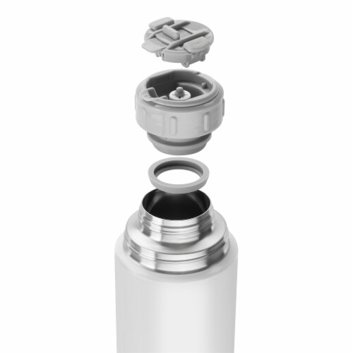 ZWILLING Thermo 33.8 oz Beverage Bottle - Silver-White Perspective: bottom
